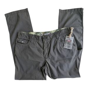 Men's Point Zero NWT Classic Fit Grey Pants Size 40/34 Khaki's Chinos